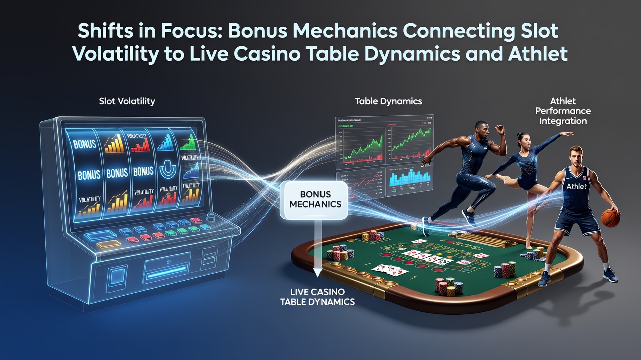 Illustration of player flow between slot machines, live tables, and sports betting interfaces
