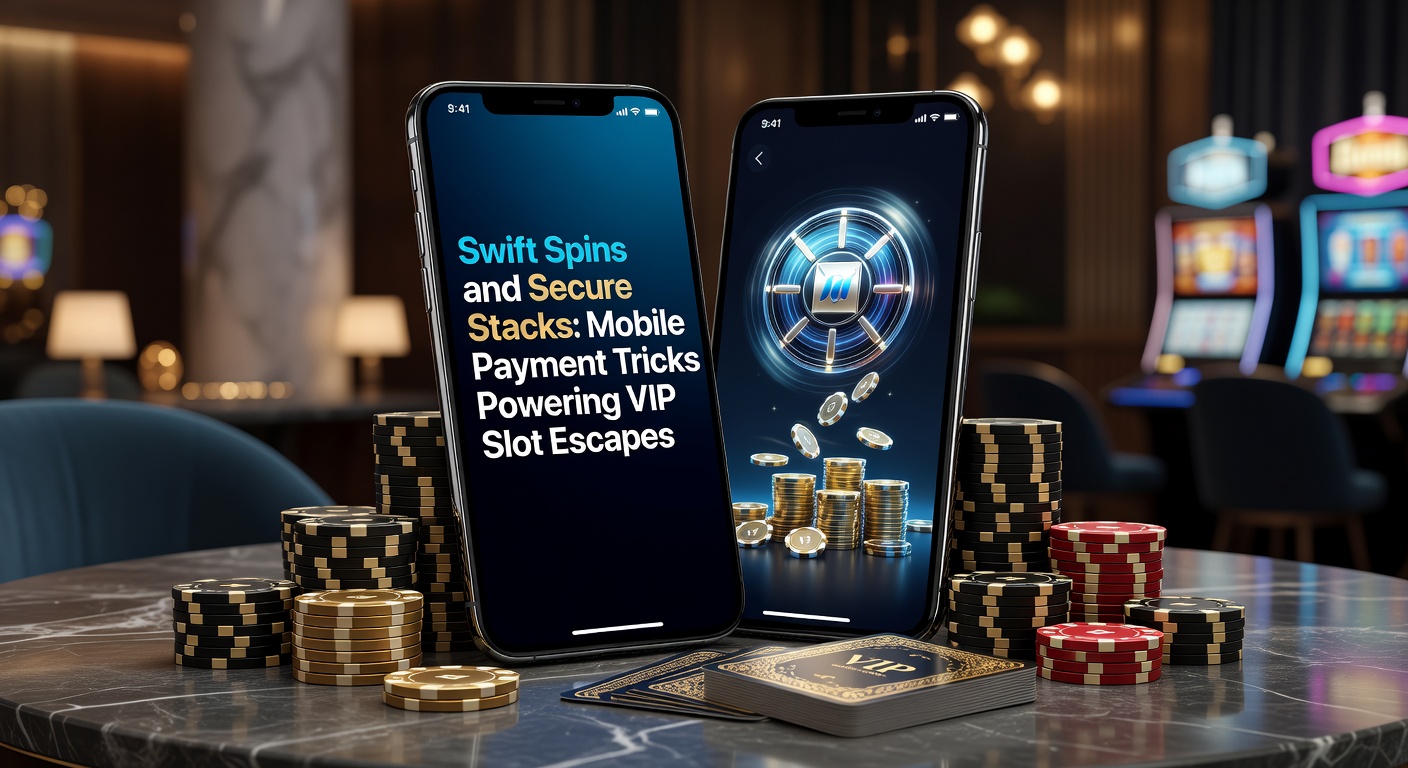 Vibrant mobile screen showing a VIP slot game with spinning reels and secure payment icons overlayed, highlighting fast transactions in a casino app