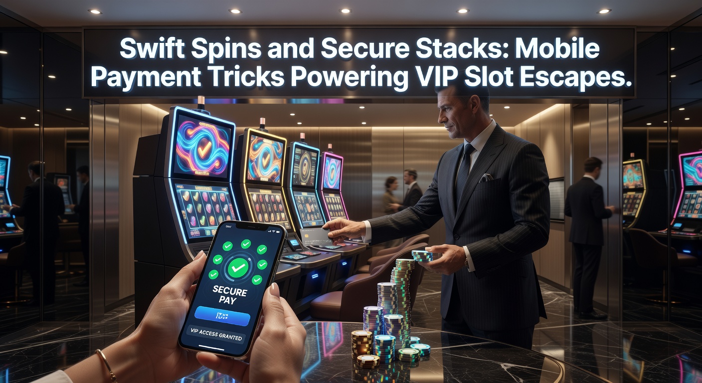 Close-up of a smartphone displaying layered security shields around a slot machine interface, with icons for biometrics, encryption, and VIP badges